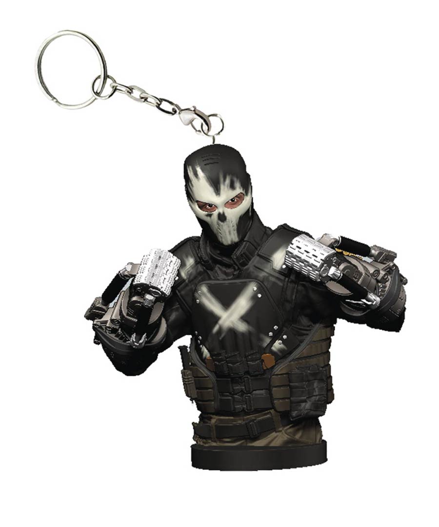 Captain America Civil War Bust Figural Keychain - Crossbones