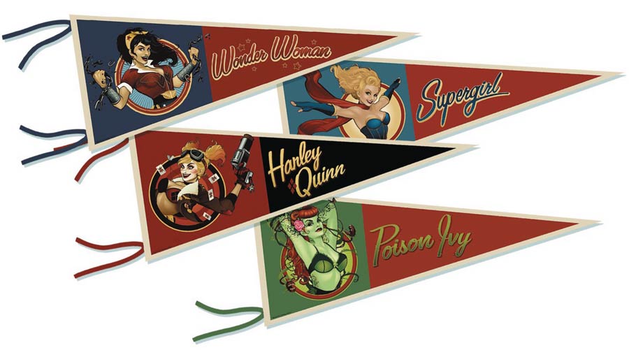 DC Bombshells Pennant Display