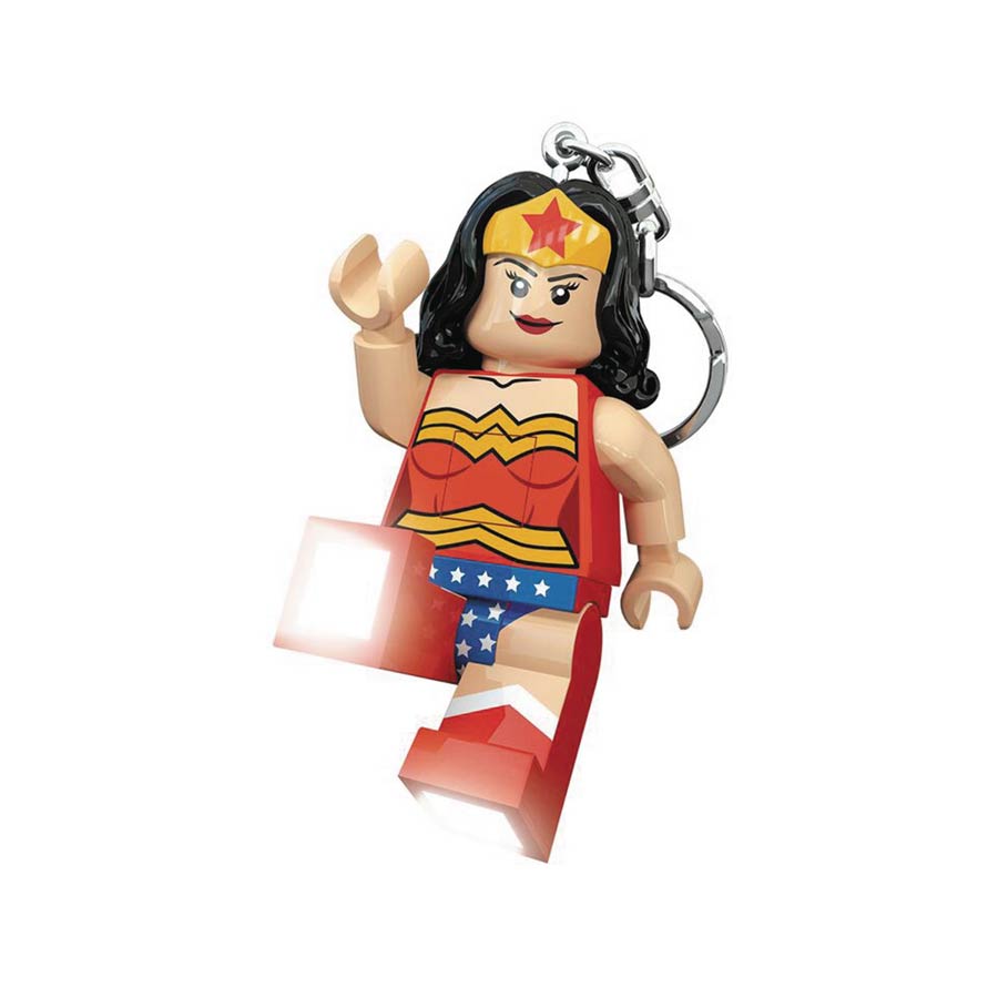 Lego Wonder Woman Keychain LED Lite Standard Midtown Comics