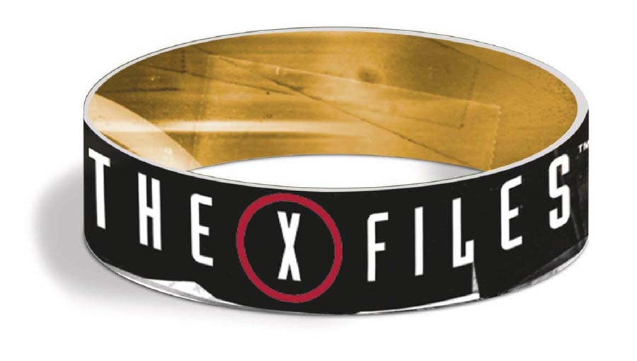 X-Files Wristband - Black & Gold