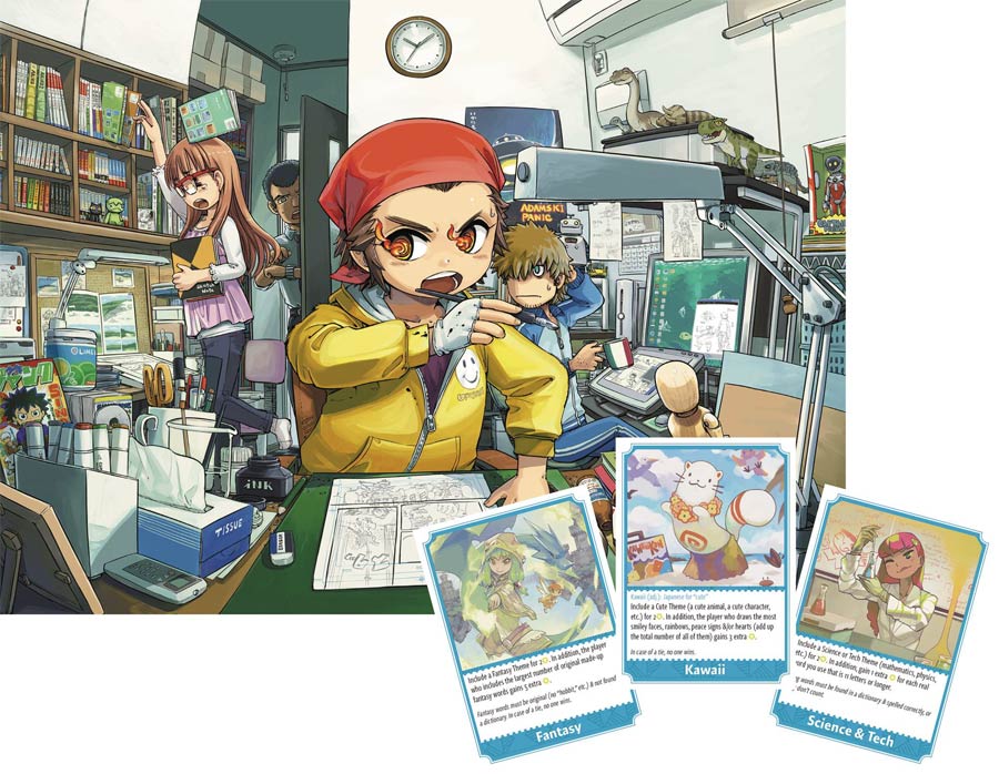 Mangaka Drawing & Card Game