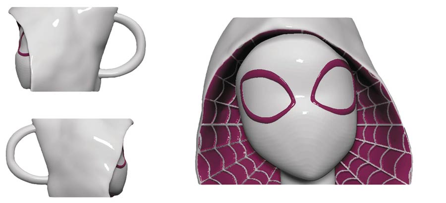 Marvel Spider-Gwen Previews Exclusive Molded Head Mug