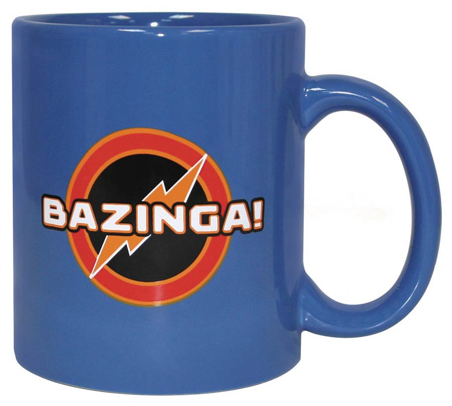 Big Bang Theory Ceramic Mug - Bazinga Blue