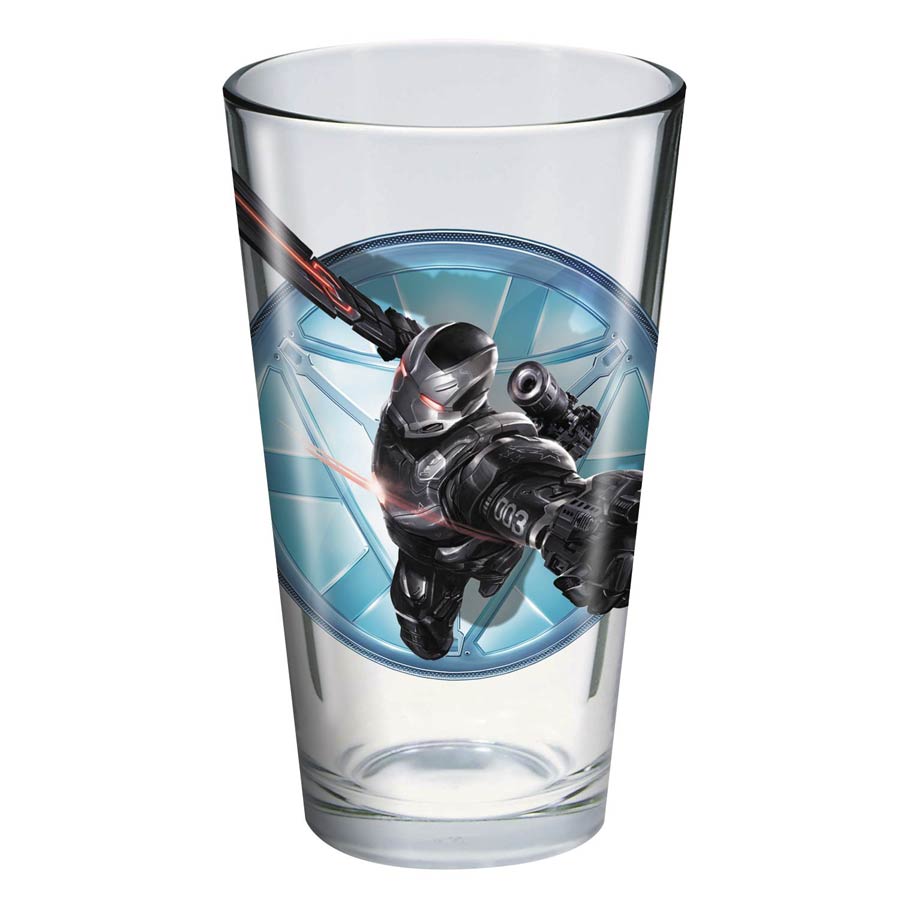 Toon Tumblers Captain America Civil War Pint Glass - War Machine