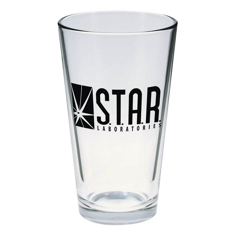 Toon Tumblers Flash TV STAR Labs Pint Glass