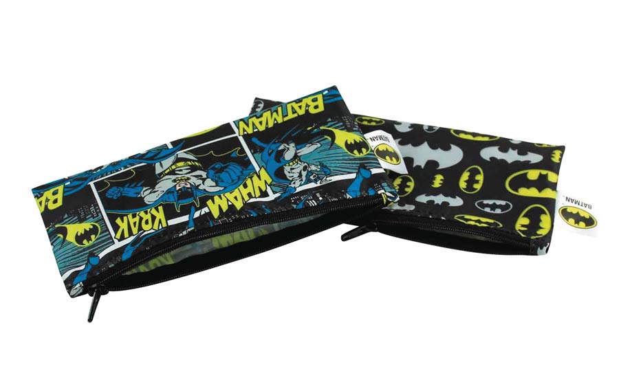 DC Heroes Small Reusable Snack Bag 2-Pack - Batman