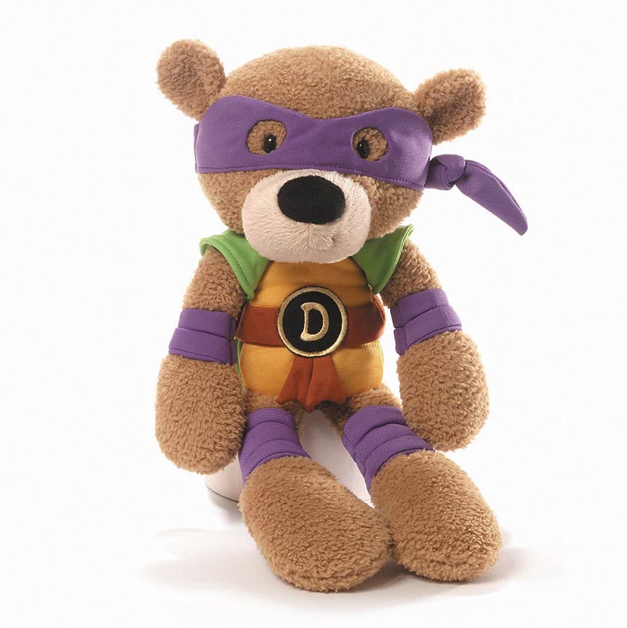Teenage Mutant Ninja Turtles Fuzzy Bear Plush - Donatello
