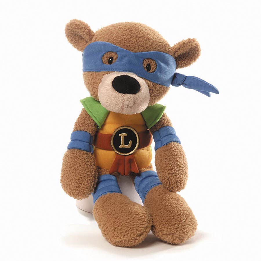 Teenage Mutant Ninja Turtles Fuzzy Bear Plush - Leonardo