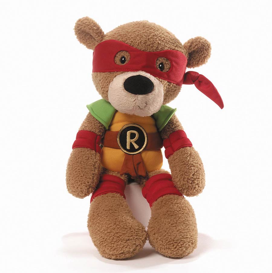 Teenage Mutant Ninja Turtles Fuzzy Bear Plush - Raphael