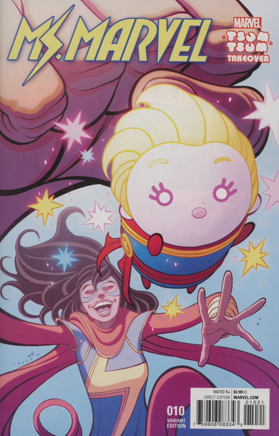 Ms Marvel Vol 4 #10 Cover B Variant Tradd Moore Marvel Tsum Tsum Takeover Cover (Civil War II Tie-In)