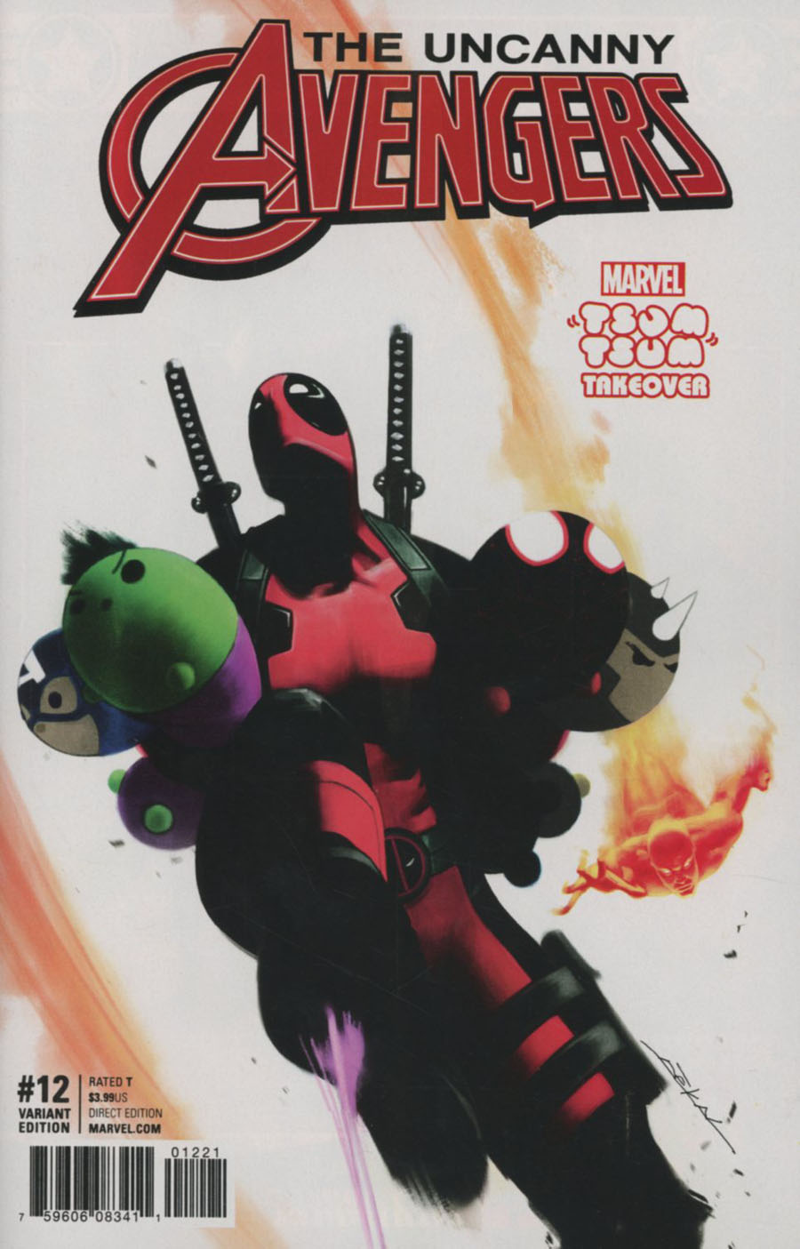 Uncanny Avengers Vol 3 #12 Cover B Variant Jeff Dekal Marvel Tsum Tsum Takeover Cover