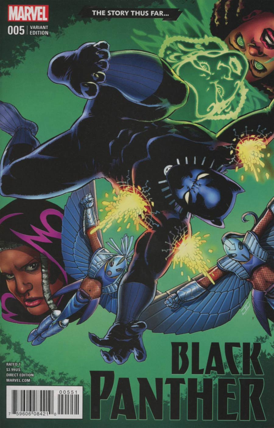 Black Panther Vol 6 #5 Cover E Variant John Cassaday Story Thus Far Cover