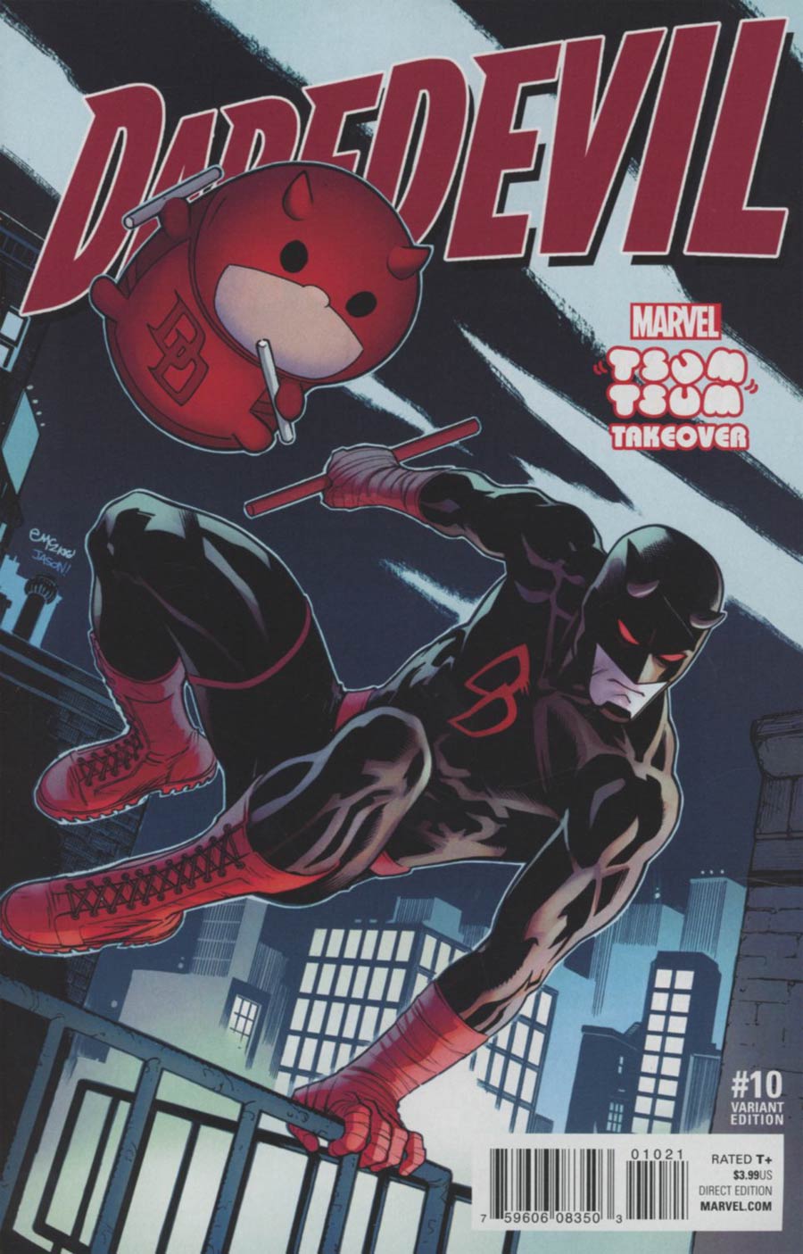 Daredevil Vol 5 #10 Cover B Variant Ed McGuinness Marvel Tsum Tsum Takeover Cover