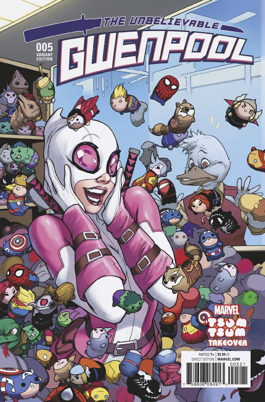 Gwenpool #5 Cover B Variant Emanuela Lupacchino Marvel Tsum Tsum Takeover Cover