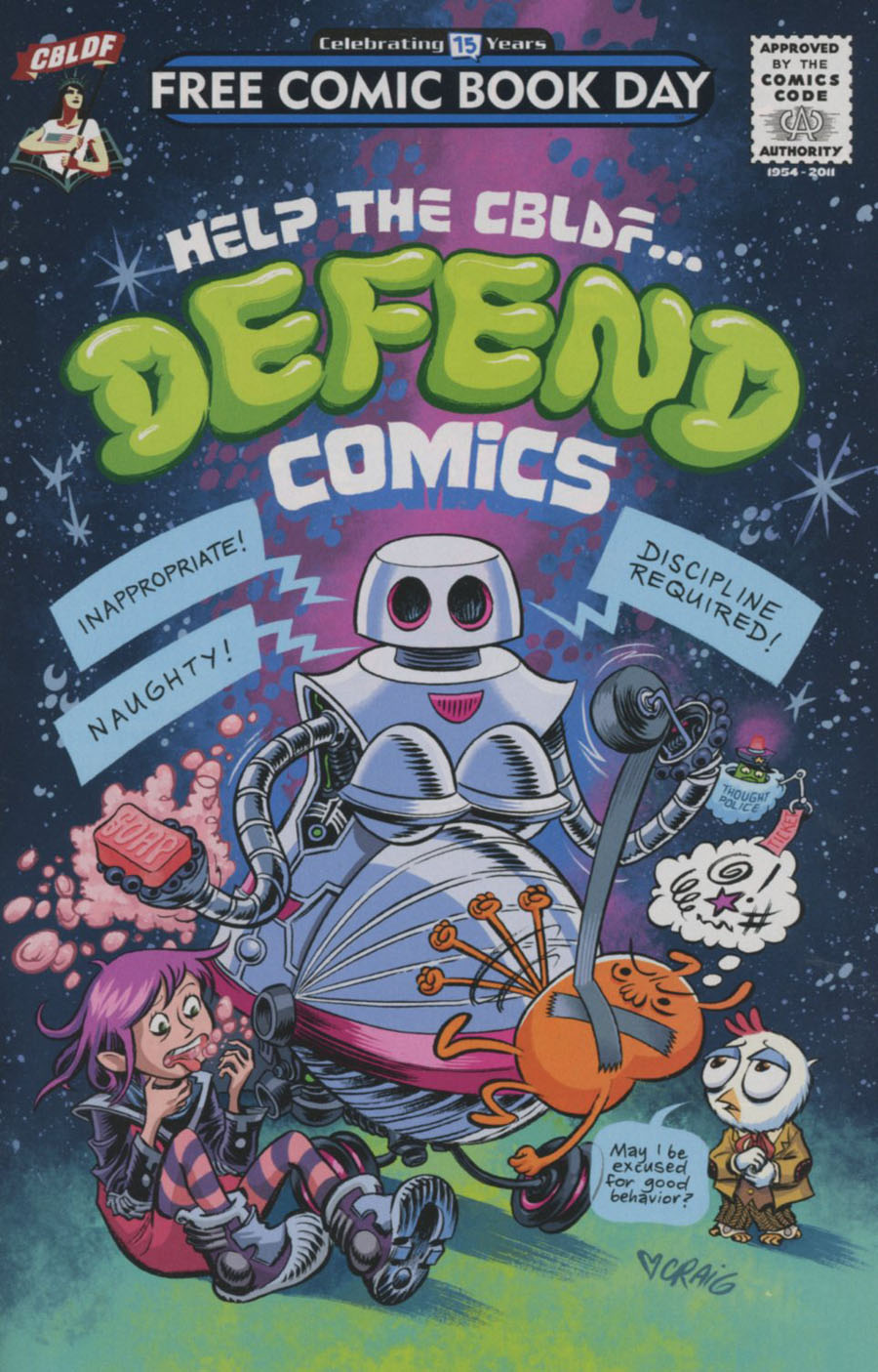 Help The CBLDF Defend Comics FCBD 2016