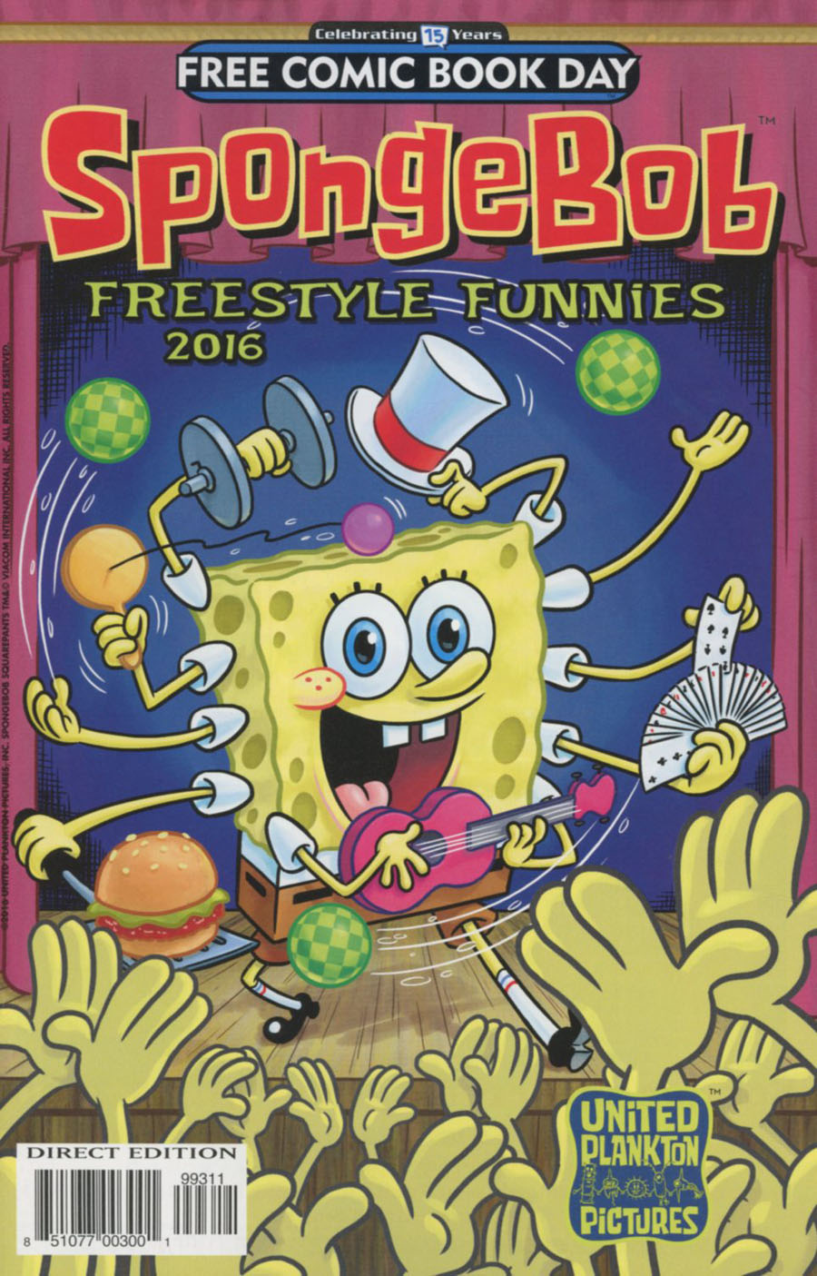 SpongeBob Freestyle Funnies FCBD 2016