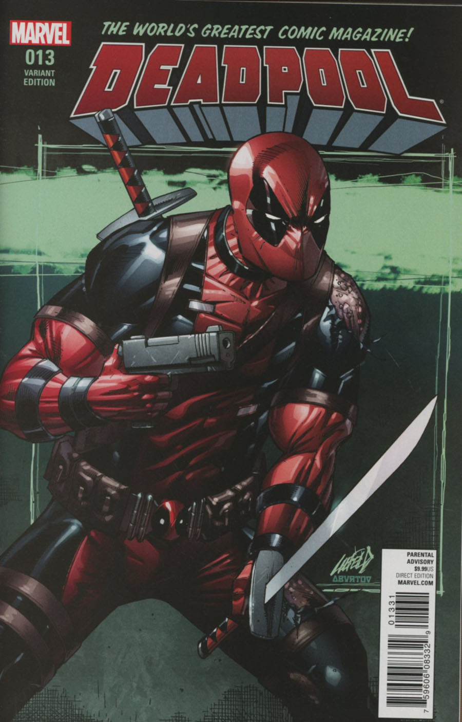 Deadpool Vol 5 #13 Cover G Incentive Rob Liefeld Variant Cover