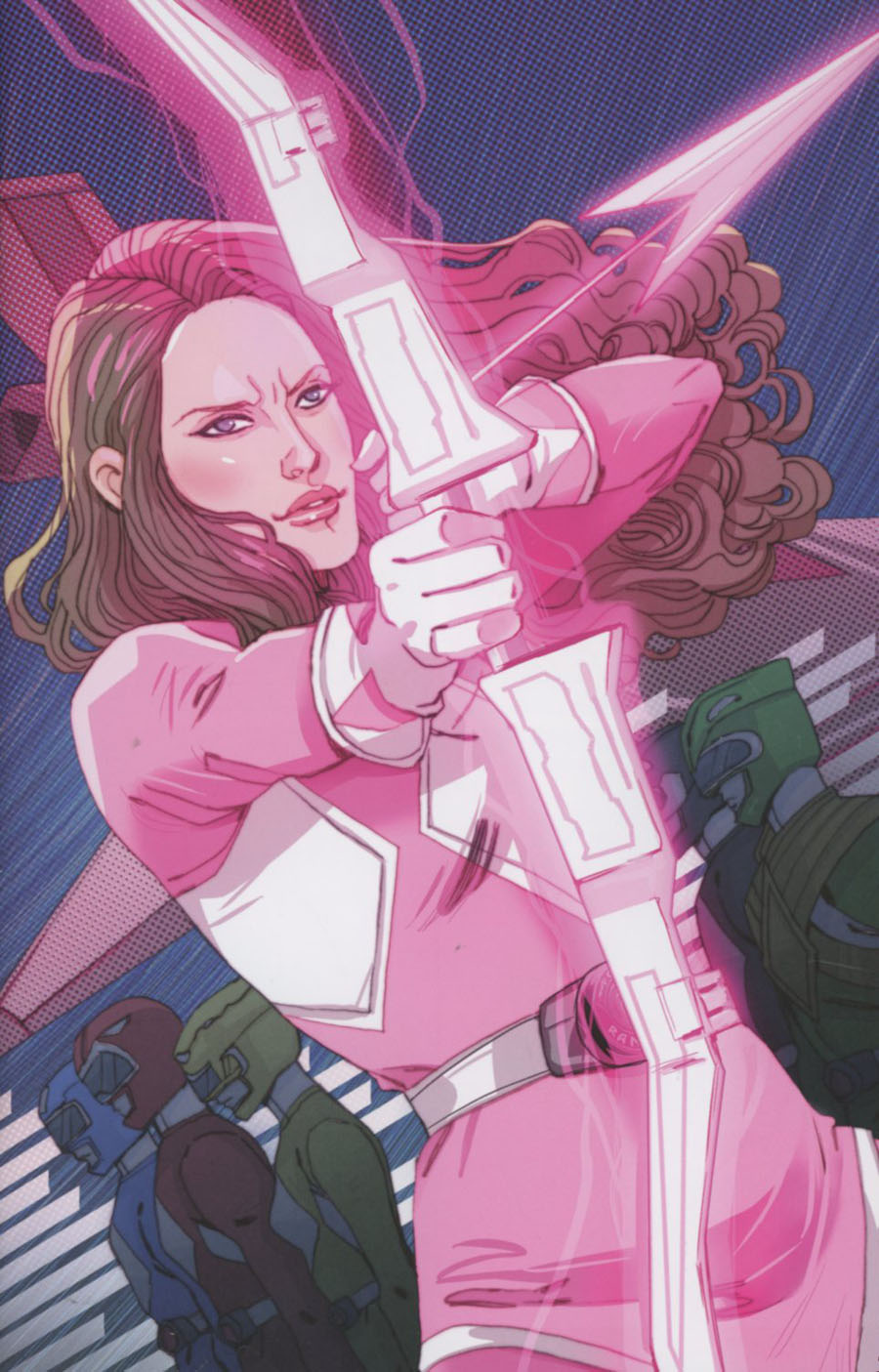 Mighty Morphin Power Rangers Pink #1 Cover C Incentive Marguerite Sauvage Virgin Variant Cover