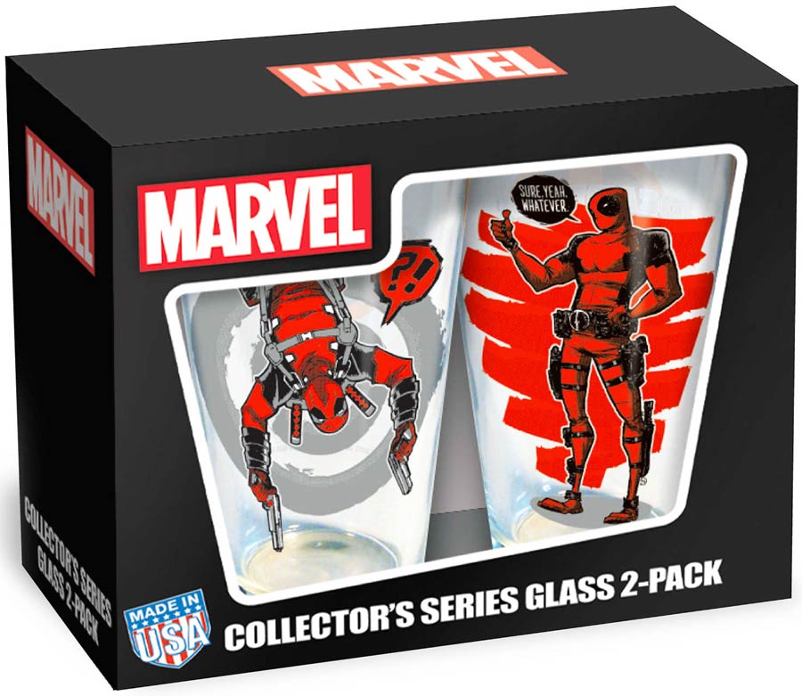 Marvel Comics Pint 2-Pack Deadpool Monologue