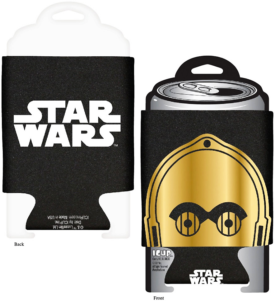 Star Wars Can Cooler Gold Foil Head C-3PO