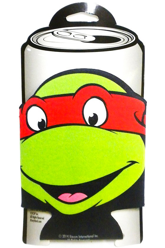 Teenage Mutant Ninja Turtles Foam Can Cooler TMNT Raphael Torso