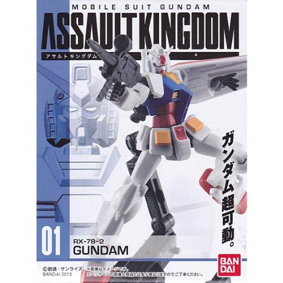 Mobile Suit Gundam Assault Kingdom Vol 1 #01 RX-78-2 Gundam Action Figure