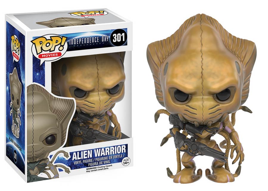 POP Movies 301 Independence Day Resurgence Alien Warrior Vinyl Figure