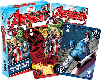 Marvel Comics Playing Cards - Avengers Comics
