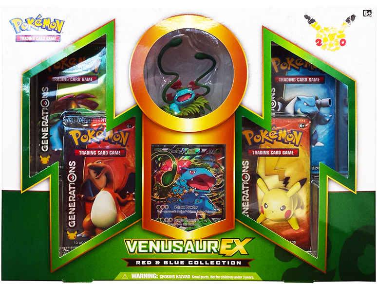 Pokemon TCG Red & Blue Collection Venusaur EX Box
