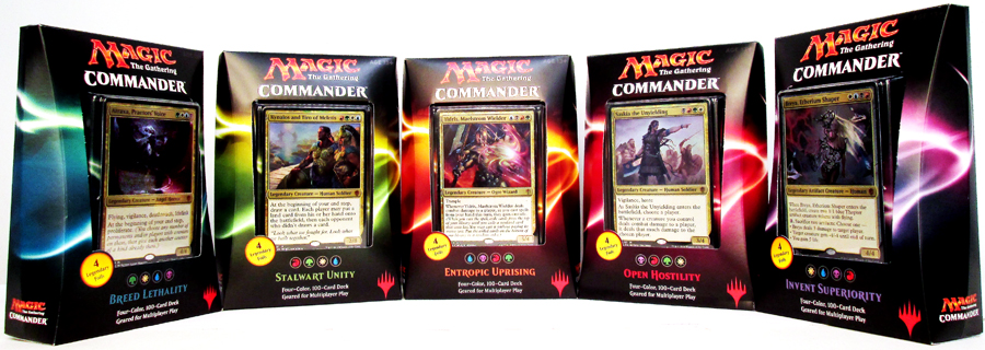 Magic The Gathering Commander 2016 Deck Display (5)