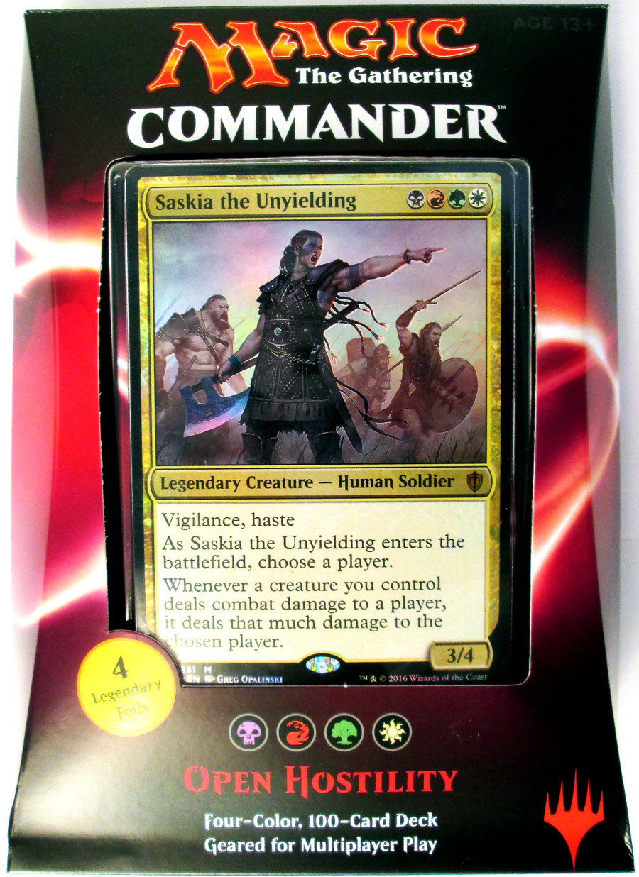 Magic The Gathering Commander 2016 Deck - Open Hostility
