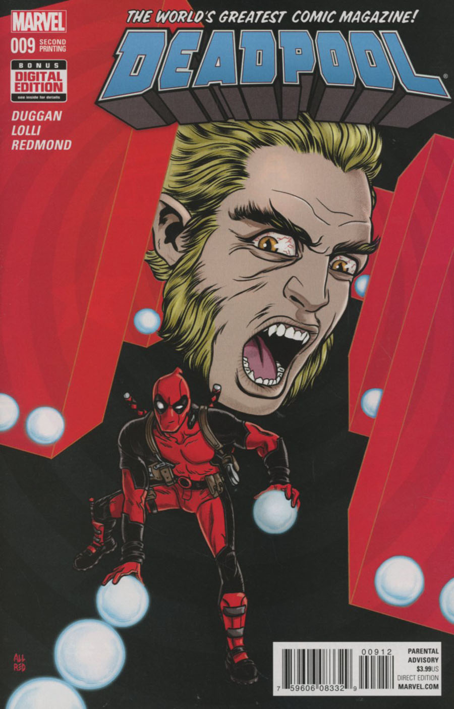 Deadpool Vol 5 #9 Cover C 2nd Ptg Mike Allred Variant Cover