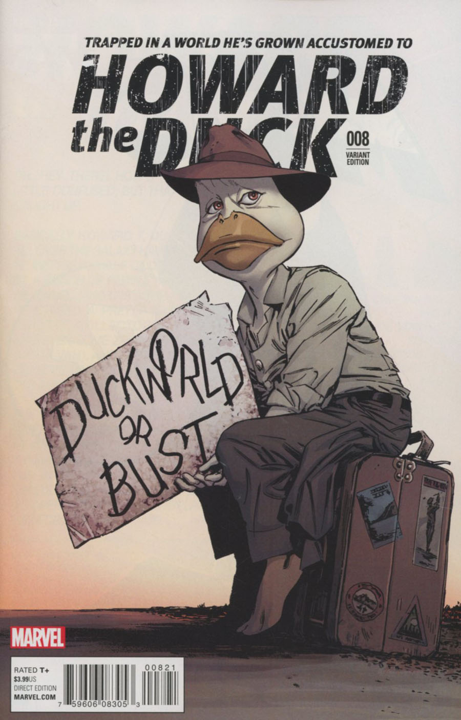 Howard The Duck Vol 5 #8 Cover C Incentive Butch Guice Classic Variant Cover