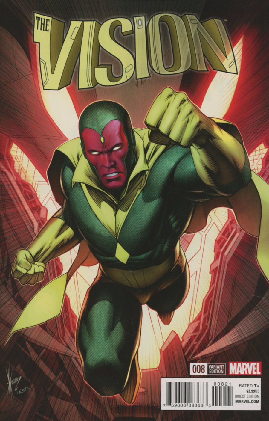 Vision Vol 2 #8 Cover C Incentive Dale Keown Classic Variant Cover