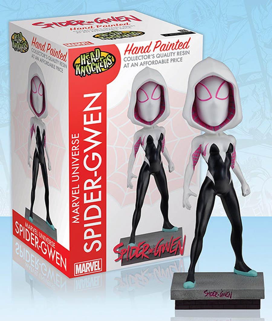 Marvel Spider-Gwen Classic Masked Head Knocker