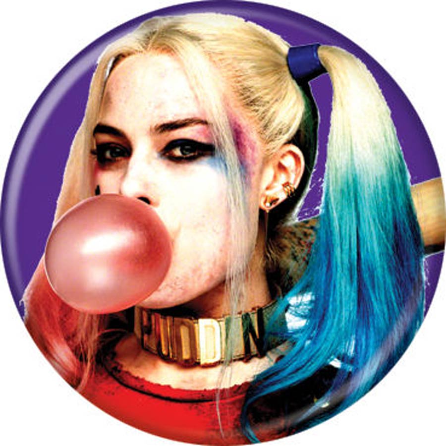 DC Comics 1.25-Inch Button Suicide Squad - Harley Bubble (85209)