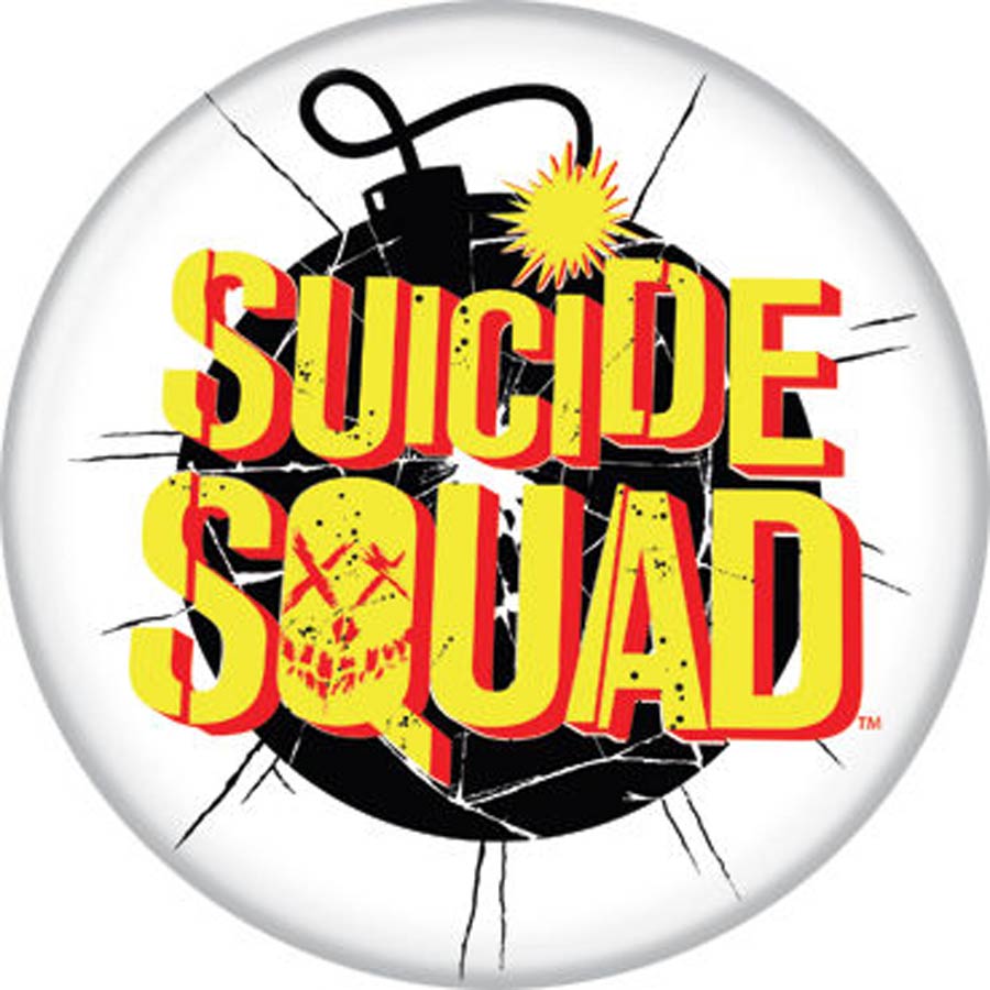 DC Comics 1.25-Inch Button Suicide Squad - Logo Bomb (85221)
