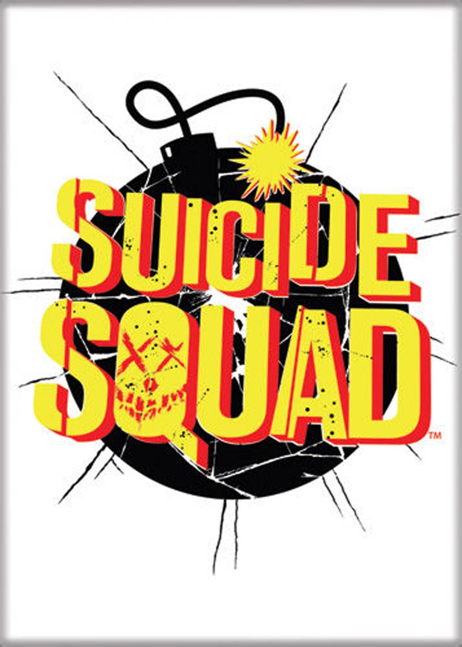 DC Comics 2.5x3.5-inch Magnet Suicide Squad - Logo Bomb (72045DC)