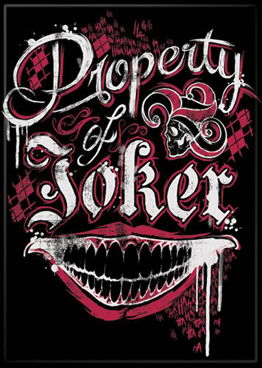 DC Comics 2.5x3.5-inch Magnet Suicide Squad - Property Of Joker (72047DC)