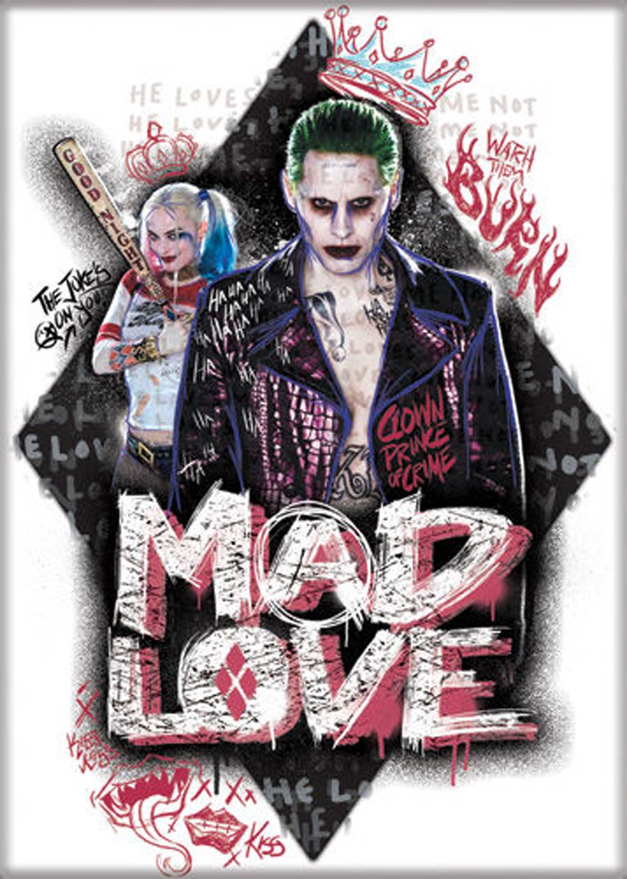 DC Comics 2.5x3.5-inch Magnet Suicide Squad - Mad Love (72050DC)
