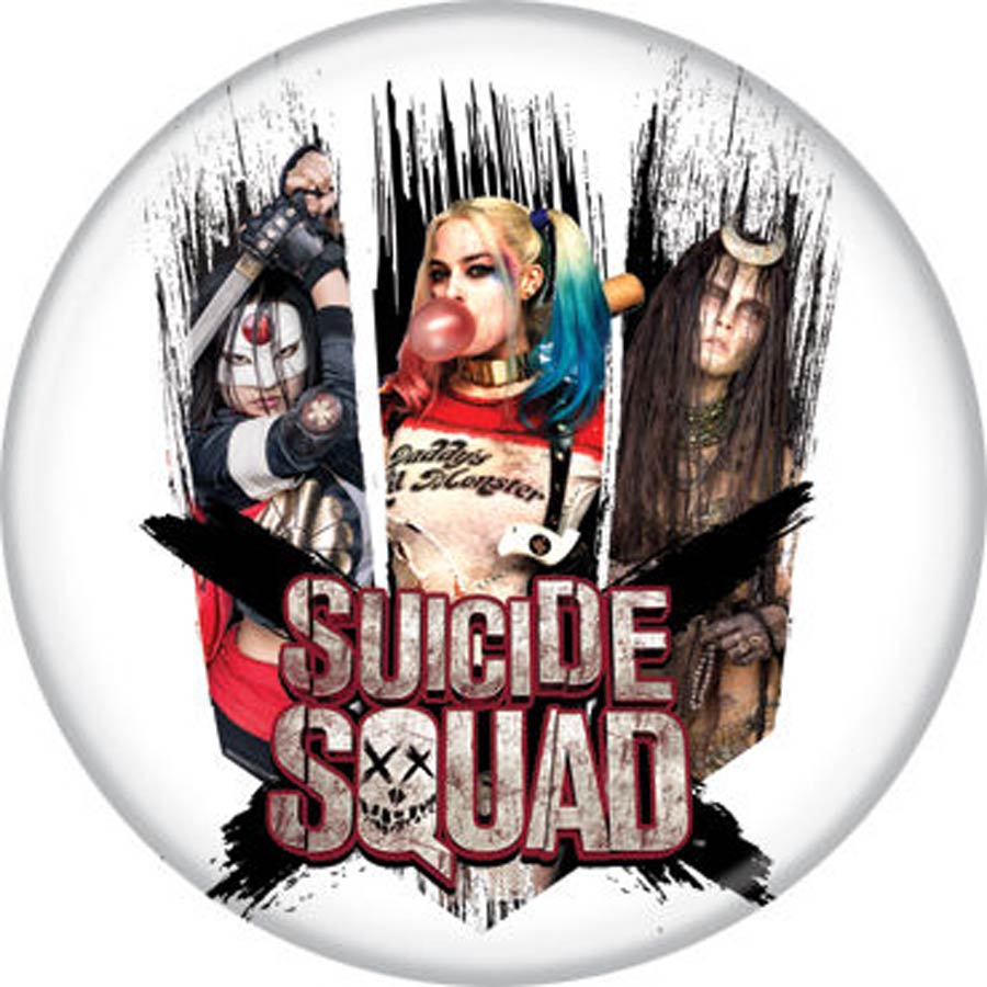 DC Comics 1.25-Inch Button Suicide Squad - Katana Harley Enchantress (85373)