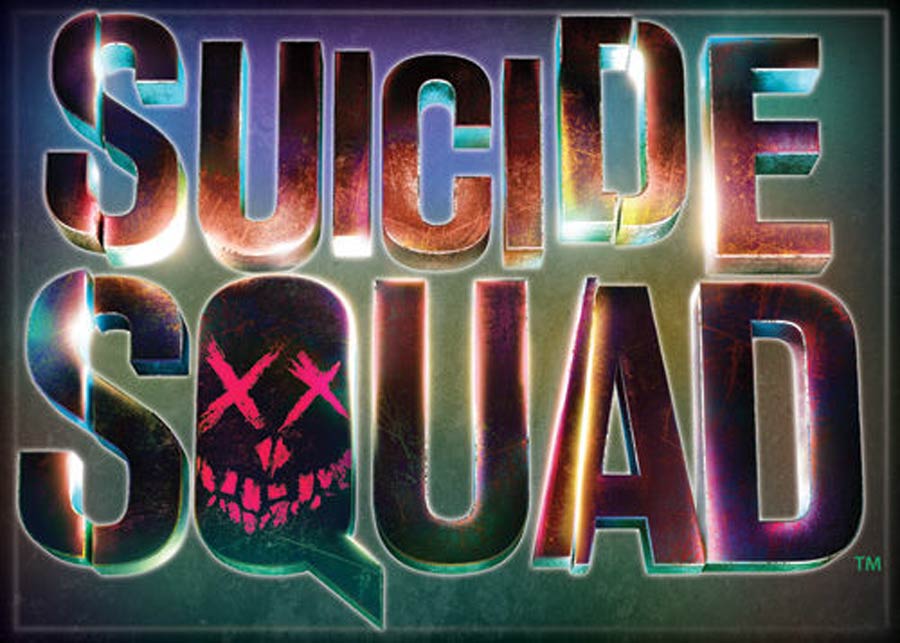DC Comics 2.5x3.5-inch Magnet Suicide Squad - Rainbow Logo (72076DC)