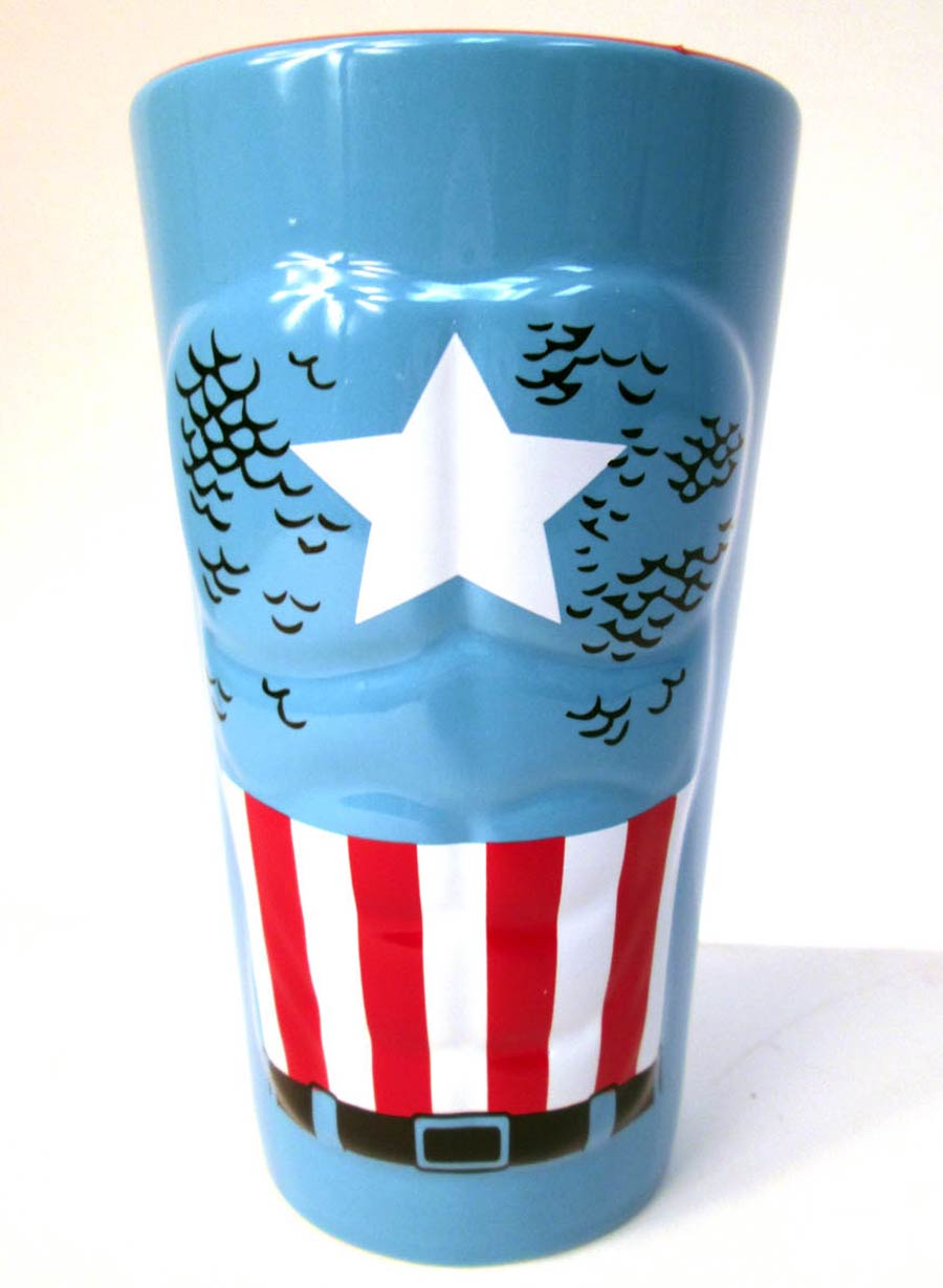 Marvel Comics Molded Ceramic Glass - Captain America