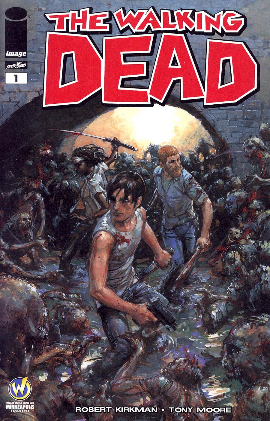 Walking Dead #1 Cover I Wizard World Minneapolis Exclusive Clayton Crain Variant Cover