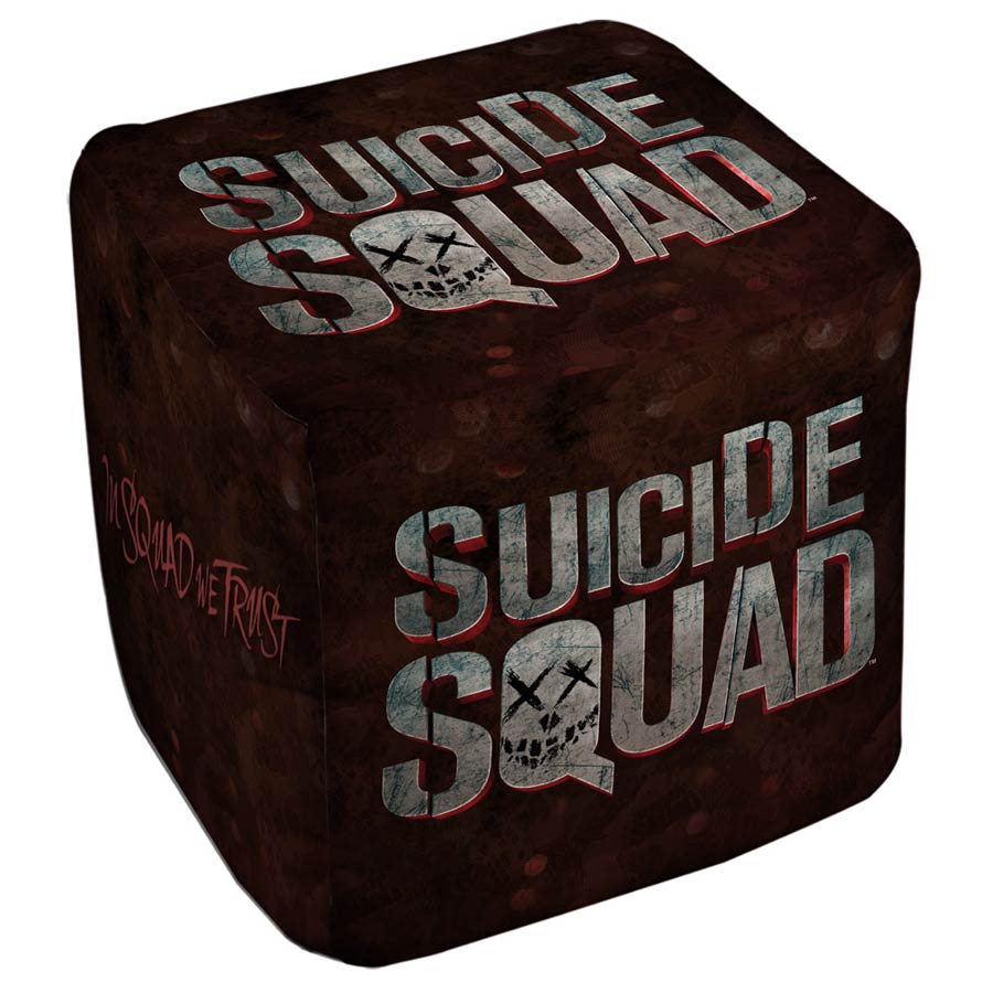 Suicide Squad Movie Logo Cube (Ottoman) 18X18X18