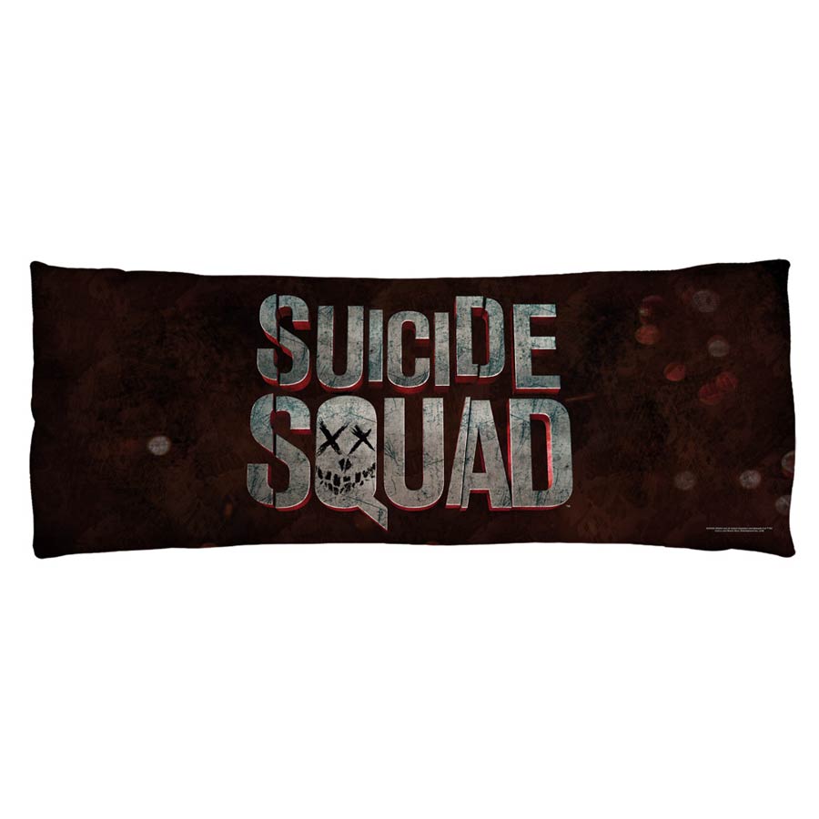 Suicide Squad Movie Logo Microfiber Body Pillow 18X54