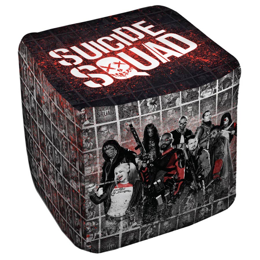 Suicide Squad Movie Splatter Cube (Ottoman) 18X18X18