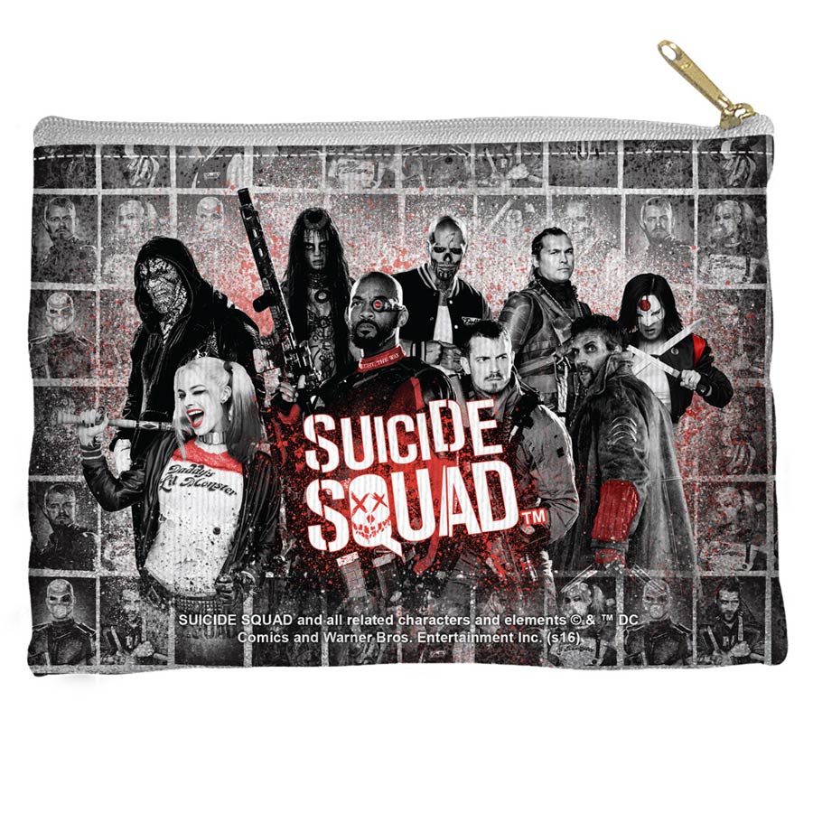 Suicide Squad Movie Splatter Accessory Pouch 8.5X6