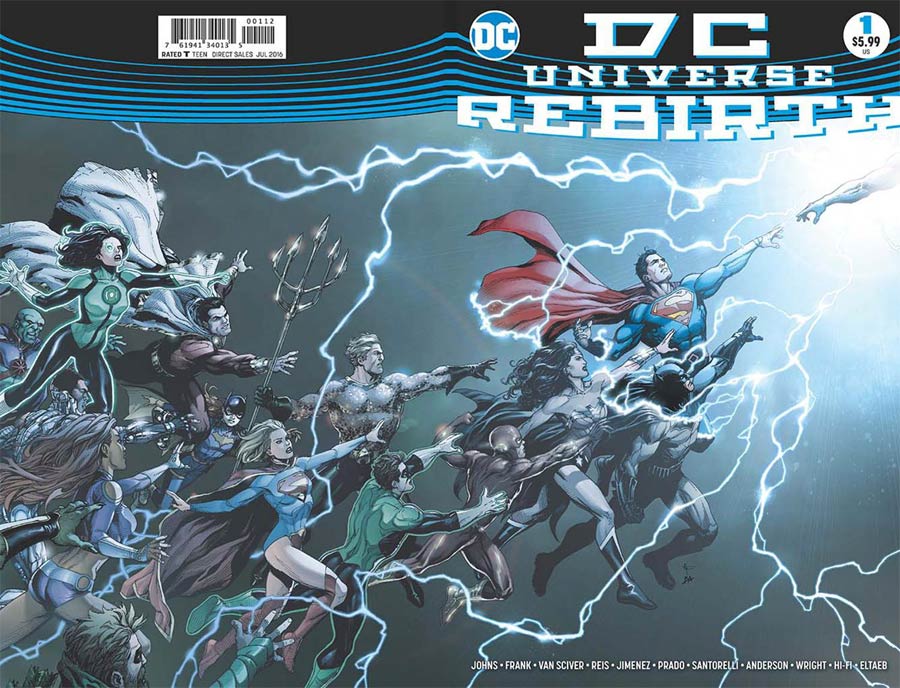 DC Universe Rebirth Special #1 Cover F 2nd Ptg Gary Frank Variant Cover