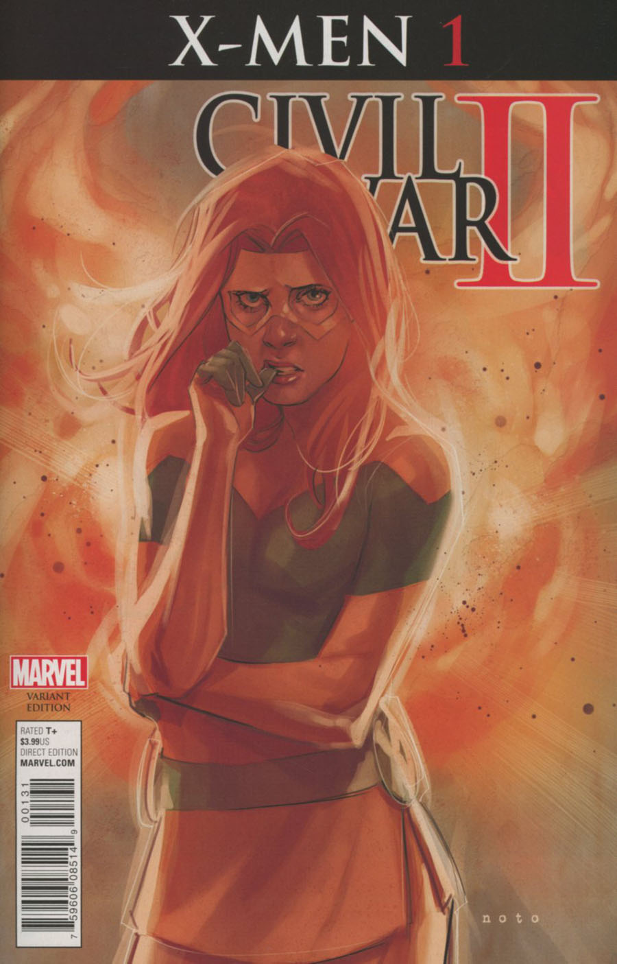 Civil War II X-Men #1 Cover E Incentive Phil Noto Character Variant Cover